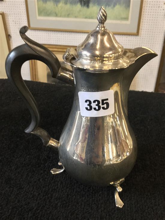 Silver hot water pot